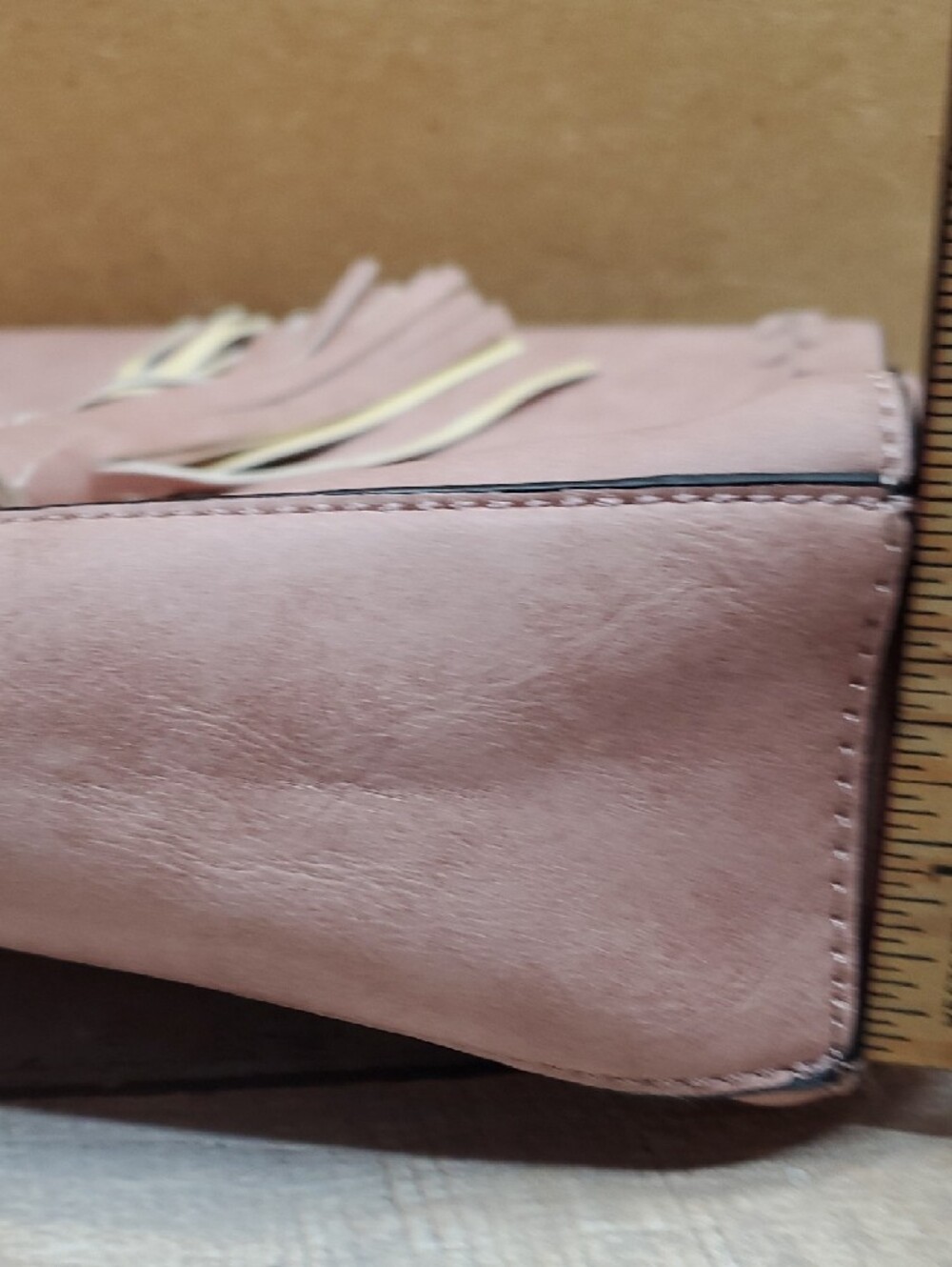 Jen & Co Blush Pink Crossbody Bag with Tassel NWT - Picture 6 of 10